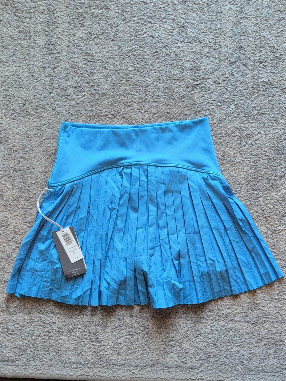 Z Supply Pleated Skater Skirt - Bright Blue
